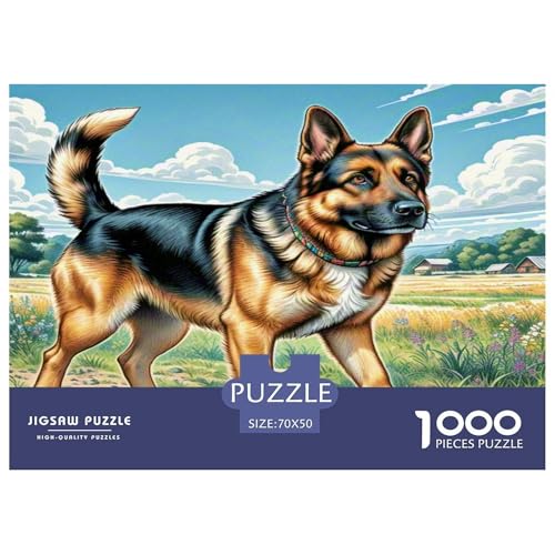 Deutscher SchäfErhund Puzzle 1000 Teile Schwer Puzzle Spielzeug Lernspiel Impossible Herausforderungsspielzeug Für Erwachsene Kinder 70x50cm/1000pcs Deutscher SchäfErhund Puzzle 1000 Teile Schwer Puzzle Spielzeug Lernspiel Impossible Herausforderungsspielzeug Für Erwachsene Kinder 70x50cm/1000pcs von KKOLASXZE