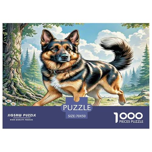 Deutscher SchäfErhund Puzzles 1000 Teile Schwer Puzzle Spielzeug Lernspiel Impossible Herausforderungsspielzeug Für Erwachsene Kinder 70x50cm/1000pcs Deutscher SchäfErhund Puzzles 1000 Teile Schwer Puzzle Spielzeug Lernspiel Impossible Herausforderungsspielzeug Für Erwachsene Kinder 70x50cm/1000pcs von KKOLASXZE