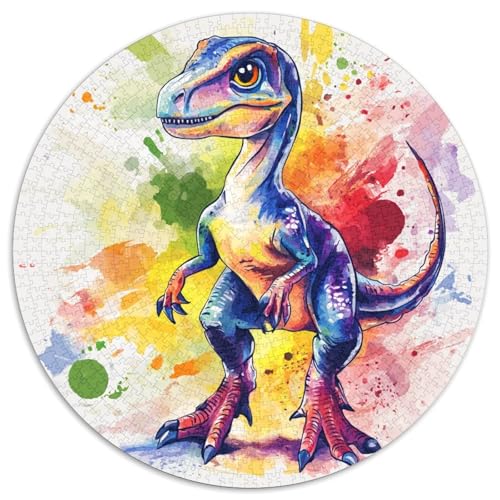 Dinosaur Puzzle 1000 Teile Schwer Puzzle Spielzeug Lernspiel Impossible Herausforderung Spielzeug Für Erwachsene Kinder 1000pcs (67.5x67.5cm) von KKOLASXZE