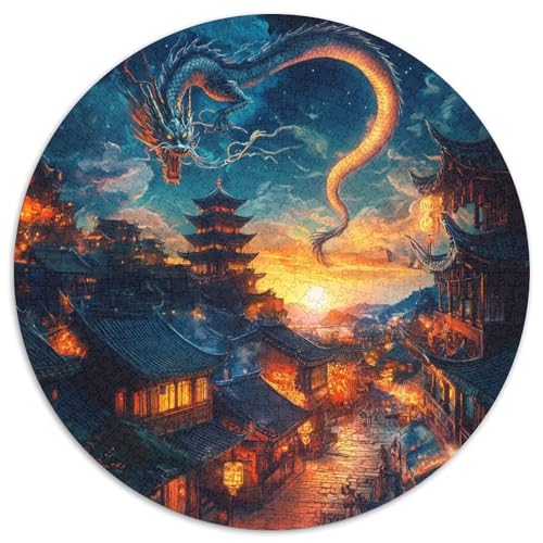 Dragon Puzzle 1000 Teile Schwer Puzzle Spielzeug Lernspiel Impossible Herausforderungsspielzeug Für Erwachsene Und Kinder Ab 14 Jahren 1000pcs (67.5x67.5cm) von KKOLASXZE