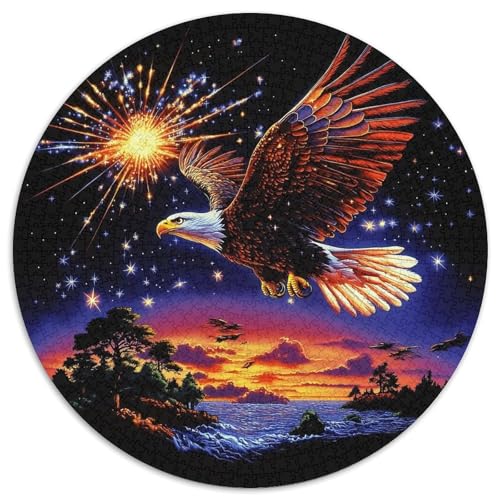Eagle Puzzle 1000 Teile Schwer Puzzle Spielzeug Lernspiel Impossible Herausforderungsspielzeug Für Erwachsene Und Kinder Ab 12 Jahren 1000pcs (67.5x67.5cm) von KKOLASXZE
