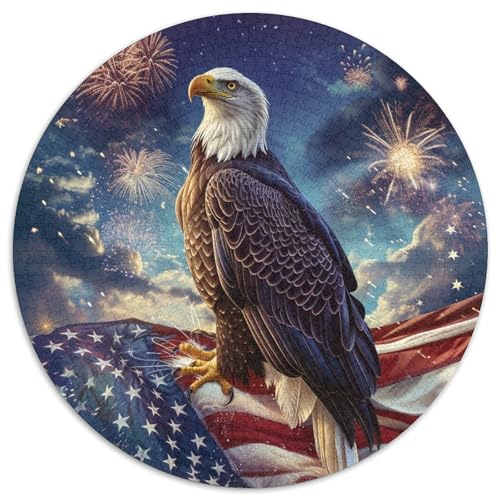 Eagle Puzzle 1000-teilige Schwer Puzzle Spielzeug Lernspiel Impossible Herausforderungsspielzeug Für Erwachsene Kinder 1000pcs (67.5x67.5cm) von KKOLASXZE