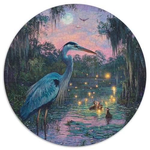 Egret Puzzle 1000 Teile Schwer Puzzle Spielzeug Pädagogisches Spiel Impossible Herausforderungsspielzeug Für Erwachsene Und Kinder in Bewährter 1000pcs (67.5x67.5cm) von KKOLASXZE