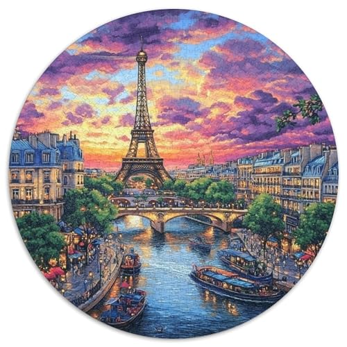 Eiffel Tower Puzzles 1000 Teile Schwer Puzzle Spielzeug Lernspiel Impossible Herausforderung Spielzeug Für Erwachsene Und Kinder in Bewährter 1000pcs (67.5x67.5cm) von KKOLASXZE