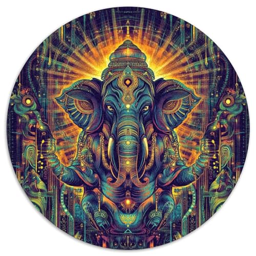 Elephant Puzzle 1000-teilige Schwer Puzzle Spielzeug Lernspiel Impossible Herausforderung Spielzeug Für Erwachsene Kinder 1000pcs (67.5x67.5cm) von KKOLASXZE