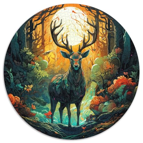 Elk Puzzles 1000 Teile Schwer Puzzle Spielzeug Lernspiel Impossible Herausforderung Spielzeug Für Erwachsene Und Kinder in Bewährter 1000pcs (67.5x67.5cm) von KKOLASXZE
