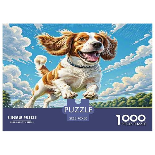 Englischer Springer Spaniel Puzzle 1000-teilige Schwer Puzzle Spielzeug Lernspiel Impossible Herausforderungsspielzeug Für Erwachsene Und Kinder Ab 14 Jahren 70x50cm/1000pcs Englischer Springer Spaniel Puzzle 1000-teilige Schwer Puzzle Spielzeug Lernspiel Impossible Herausforderungsspielzeug Für Erwachsene Und Kinder Ab 14 Jahren 70x50cm/1000pcs von KKOLASXZE