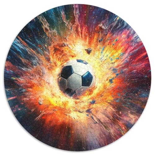 Football Puzzle 1000 Teile Schwer Puzzle Spielzeug Pädagogisches Spiel Impossible Herausforderungsspielzeug Für Erwachsene Kinder 1000pcs (67.5x67.5cm) von KKOLASXZE
