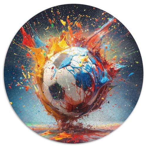 Football Puzzles 1000 Teile Schwer Puzzle Spielzeug Lernspiel Impossible Herausforderung Spielzeug Für Erwachsene Kinder 1000pcs (67.5x67.5cm) von KKOLASXZE