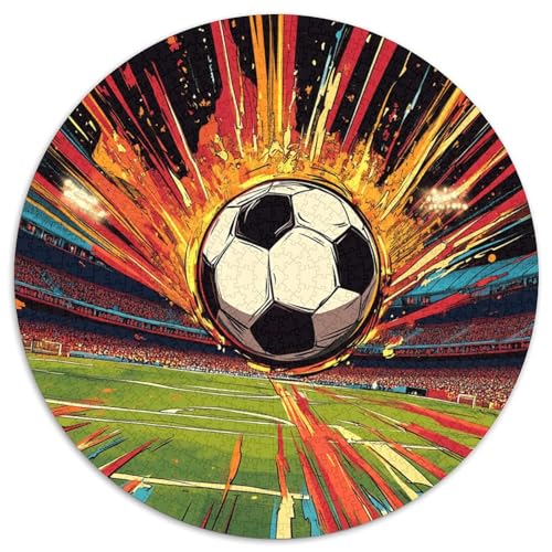 Football Puzzles 1000 Teile Schwer Puzzle Spielzeug Lernspiel Impossible Herausforderung Spielzeug Für Erwachsene Kinder 1000pcs (67.5x67.5cm) von KKOLASXZE