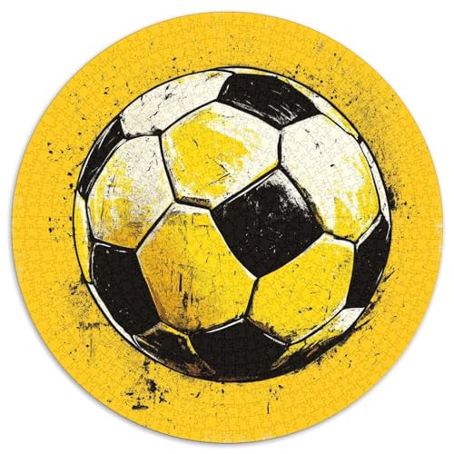 Football Puzzles 1000 Teile Schwer Puzzle Spielzeug Lernspiel Impossible Herausforderungsspielzeug Für Erwachsene Und Kinder in Bewährter 1000pcs (67.5x67.5cm) von KKOLASXZE