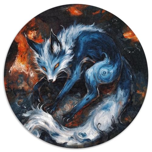 Fox Puzzle 1000-teilige Schwer Puzzle Spielzeug Lernspiel Impossible Herausforderung Spielzeug Für Erwachsene Kinder 1000pcs (67.5x67.5cm) von KKOLASXZE