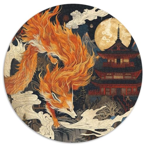 Fox Puzzle 1000-teilige Schwer Puzzle Spielzeug Lernspiel Impossible Herausforderungsspielzeug Für Erwachsene Und Kinder Ab 12 Jahren 1000pcs (67.5x67.5cm) von KKOLASXZE