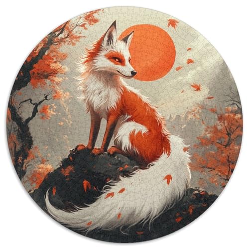 Fox Puzzle 1000-teilige Schwer Puzzle Spielzeug Lernspiel Impossible Herausforderungsspielzeug Für Erwachsene Und Kinder Ab 14 Jahren 1000pcs (67.5x67.5cm) von KKOLASXZE