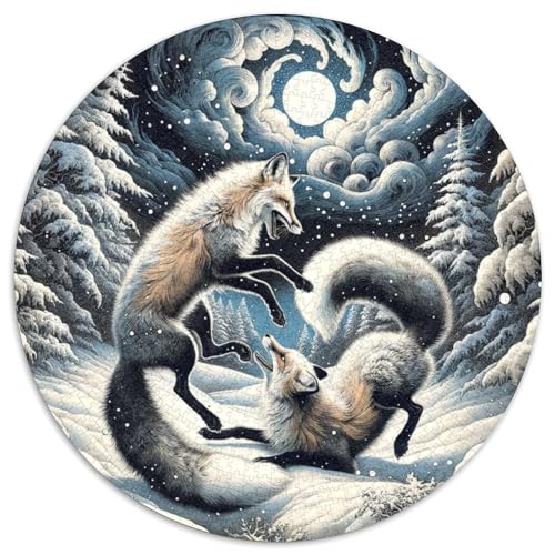 Fox Puzzles 1000 Teile Schwer Puzzle Spielzeug Lernspiel Impossible Herausforderungsspielzeug Für Erwachsene Und Kinder Ab 14 Jahren 1000pcs (67.5x67.5cm) von KKOLASXZE