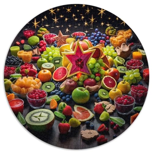 Fruits Puzzle 1000-teilige Schwer Puzzle Spielzeug Lernspiel Impossible Herausforderung Spielzeug Für Erwachsene Kinder 1000pcs (67.5x67.5cm) von KKOLASXZE