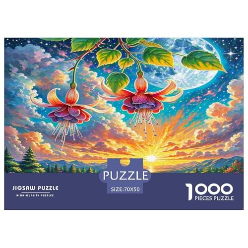 Fuchsien Puzzle 1000-teilige Schwer Puzzle Spielzeug Pädagogisches Spiel Impossible Herausforderungsspielzeug Für Erwachsene Und Kinder Ab 14 Jahren 70x50cm/1000pcs Fuchsien Puzzle 1000-teilige Schwer Puzzle Spielzeug Pädagogisches Spiel Impossible Herausforderungsspielzeug Für Erwachsene Und Kinder Ab 14 Jahren 70x50cm/1000pcs von KKOLASXZE