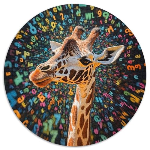 Giraffe Puzzles 1000 Teile Schwer Puzzle Spielzeug Lernspiel Impossible Herausforderungsspielzeug Für Erwachsene Und Kinder in Bewährter 1000pcs (67.5x67.5cm) von KKOLASXZE