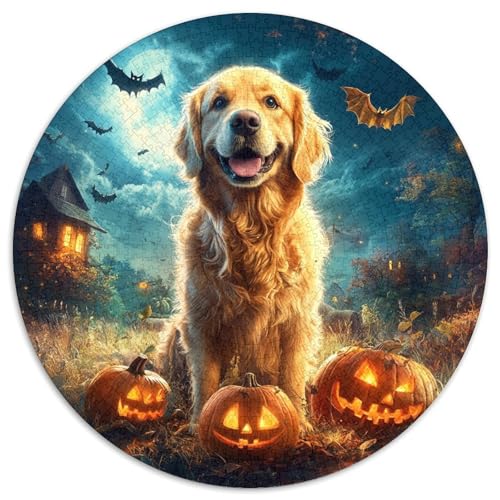 Golden Retriever Puzzle 1000 Teile Schwer Puzzle Spielzeug Pädagogisches Spiel Impossible Herausforderungsspielzeug Für Erwachsene Und Kinder Ab 14 Jahren 1000pcs (67.5x67.5cm) von KKOLASXZE