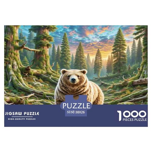 Goldener Hamster Puzzle 1000 Teile Schwer Puzzle Spielzeug Pädagogisches Spiel Impossible Herausforderung Spielzeug Für Erwachsene Kinder 38x26cm/1000pcs von KKOLASXZE