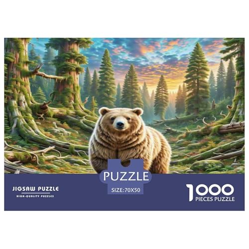 Goldener Hamster Puzzles 1000 Teile Schwer Puzzle Spielzeug Pädagogisches Spiel Impossible Herausforderung Spielzeug Für Erwachsene Und Kinder Ab 14 Jahren 70x50cm/1000pcs von KKOLASXZE