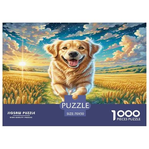 Goldener Retriever Puzzle 1000 Teile Schwer Puzzle Spielzeug Lernspiel Impossible Herausforderung Spielzeug Für Erwachsene Kinder 70x50cm/1000pcs Goldener Retriever Puzzle 1000 Teile Schwer Puzzle Spielzeug Lernspiel Impossible Herausforderung Spielzeug Für Erwachsene Kinder 70x50cm/1000pcs von KKOLASXZE
