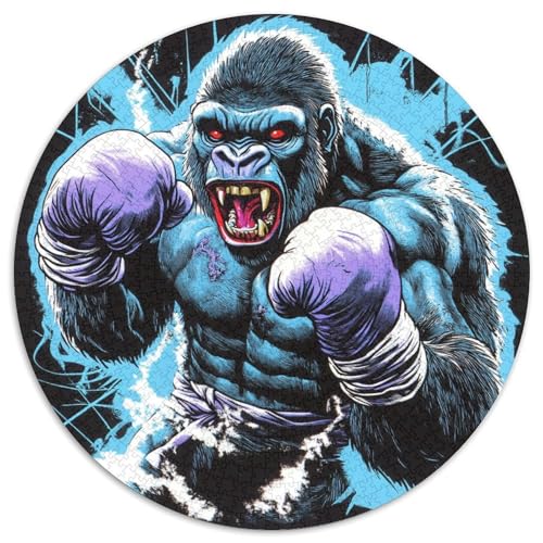 Gorilla Puzzles 1000 Teile Schwer Puzzle Spielzeug Lernspiel Impossible Herausforderung Spielzeug Für Erwachsene Kinder 1000pcs (67.5x67.5cm) von KKOLASXZE