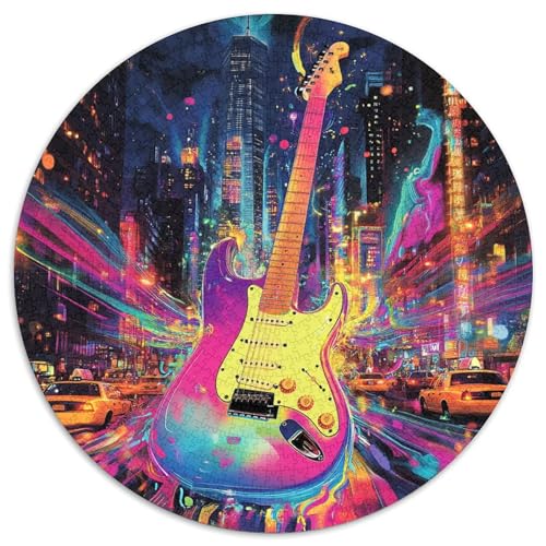 Guitar Puzzles 1000 Teile Schwer Puzzle Spielzeug Pädagogisches Spiel Impossible Herausforderungsspielzeug Für Erwachsene Kinder 1000pcs (67.5x67.5cm) von KKOLASXZE