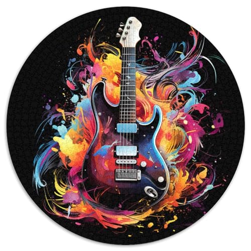 Guitar Puzzles 1000 Teile Schwer Puzzle Spielzeug Pädagogisches Spiel Impossible Herausforderungsspielzeug Für Erwachsene Kinder 1000pcs (67.5x67.5cm) von KKOLASXZE