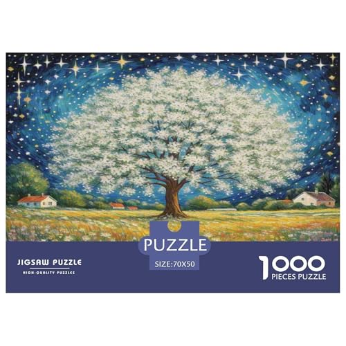 Gypsophila Puzzles 1000 Teile Schwer Puzzle Spielzeug Lernspiel Impossible Herausforderungsspielzeug Für Erwachsene Kinder 70x50cm/1000pcs von KKOLASXZE