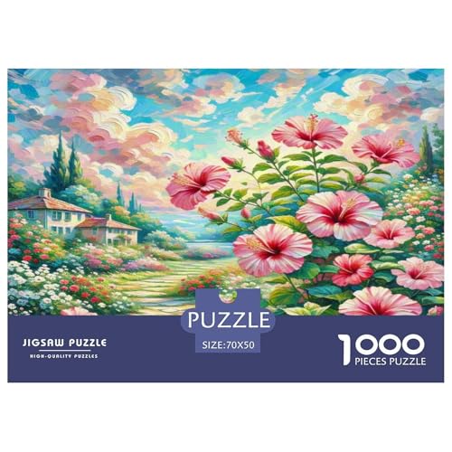 Hibiscus Puzzles 1000 Teile Schwer Puzzle Spielzeug Pädagogisches Spiel Impossible Herausforderungsspielzeug Für Erwachsene Und Kinder Ab 14 Jahren 70x50cm/1000pcs Hibiscus Puzzles 1000 Teile Schwer Puzzle Spielzeug Pädagogisches Spiel Impossible Herausforderungsspielzeug Für Erwachsene Und Kinder Ab 14 Jahren 70x50cm/1000pcs von KKOLASXZE