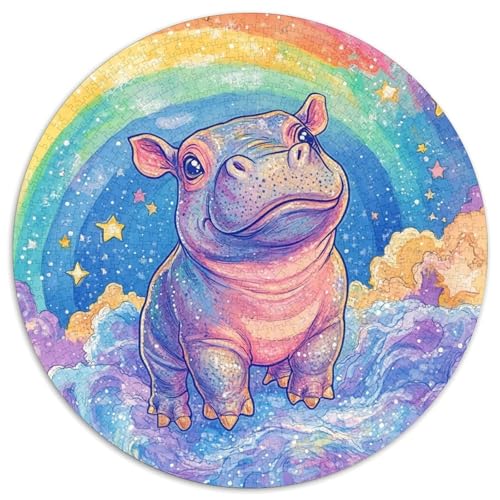 Hippo Puzzle 1000 Teile Schwer Puzzle Spielzeug Lernspiel Impossible Herausforderung Spielzeug Für Erwachsene Und Kinder in Bewährter 1000pcs (67.5x67.5cm) von KKOLASXZE