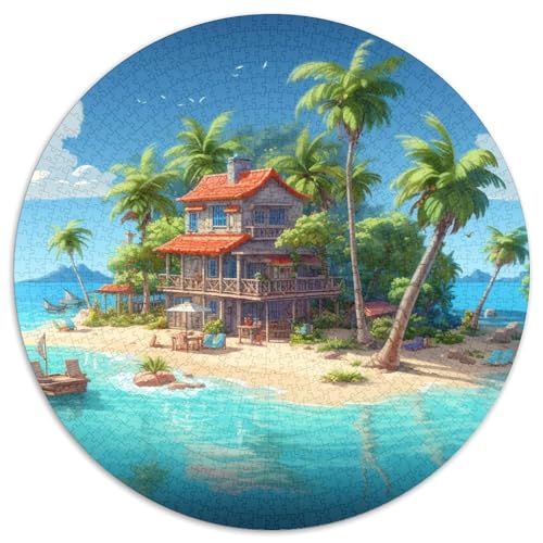 Holiday Bay Puzzle 1000-teilige Schwer Puzzle Spielzeug Pädagogisches Spiel Impossible Herausforderung Spielzeug Für Erwachsene Und Kinder Ab 12 Jahren 1000pcs (67.5x67.5cm) von KKOLASXZE