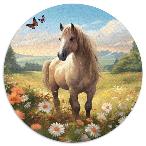 Horse Puzzle 1000 Teile Schwer Puzzle Spielzeug Pädagogisches Spiel Impossible Herausforderungsspielzeug Für Erwachsene Und Kinder in Bewährter 1000pcs (67.5x67.5cm) von KKOLASXZE
