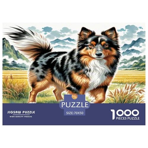 Irish Setzer Puzzles 1000 Teile Schwer Puzzle Spielzeug Pädagogisches Spiel Impossible Herausforderungsspielzeug Für Erwachsene Und Kinder in Bewährter 70x50cm/1000pcs von KKOLASXZE