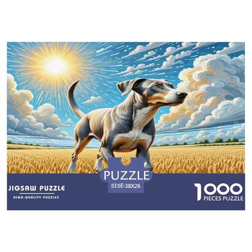 Italienischer Greyhound Puzzle 1000 Teile Schwer Puzzle Spielzeug Pädagogisches Spiel Impossible Herausforderung Spielzeug Für Erwachsene Und Kinder in Bewährter 38x26cm/1000pcs von KKOLASXZE