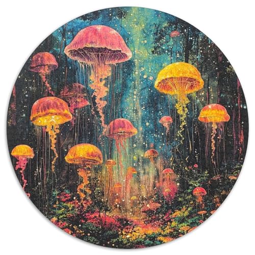 Jellyfish Puzzles 1000 Teile Schwer Puzzle Spielzeug Lernspiel Impossible Herausforderungsspielzeug Für Erwachsene Kinder 1000pcs (67.5x67.5cm) von KKOLASXZE
