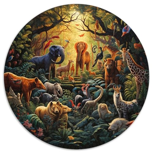 Jungle Animals Puzzles 1000 Teile Schwer Puzzle Spielzeug Pädagogisches Spiel Impossible Herausforderung Spielzeug Für Erwachsene Und Kinder Ab 12 Jahren 1000pcs (67.5x67.5cm) von KKOLASXZE