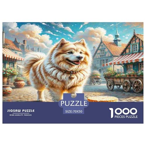 Keeshond Puzzle 1000 Teile Schwer Puzzle Spielzeug Pädagogisches Spiel Impossible Herausforderung Spielzeug Für Erwachsene Und Kinder in Bewährter 70x50cm/1000pcs Keeshond Puzzle 1000 Teile Schwer Puzzle Spielzeug Pädagogisches Spiel Impossible Herausforderung Spielzeug Für Erwachsene Und Kinder in Bewährter 70x50cm/1000pcs von KKOLASXZE