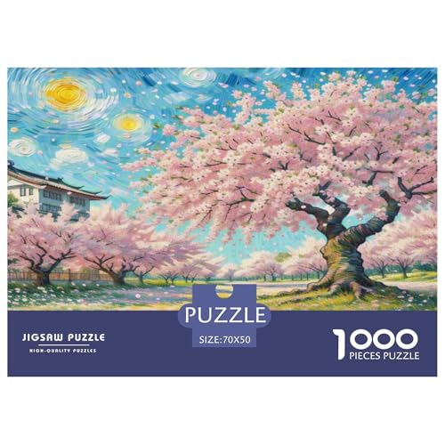 Kirschblüte Puzzle 1000 Teile Schwer Puzzle Spielzeug Lernspiel Impossible Herausforderung Spielzeug Für Erwachsene Und Kinder Ab 14 Jahren 70x50cm/1000pcs Kirschblüte Puzzle 1000 Teile Schwer Puzzle Spielzeug Lernspiel Impossible Herausforderung Spielzeug Für Erwachsene Und Kinder Ab 14 Jahren 70x50cm/1000pcs von KKOLASXZE