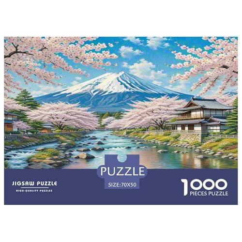Kirschblüte Puzzle 1000 Teile Schwer Puzzle Spielzeug Lernspiel Impossible Herausforderung Spielzeug Für Erwachsene Und Kinder Ab 14 Jahren 70x50cm/1000pcs Kirschblüte Puzzle 1000 Teile Schwer Puzzle Spielzeug Lernspiel Impossible Herausforderung Spielzeug Für Erwachsene Und Kinder Ab 14 Jahren 70x50cm/1000pcs von KKOLASXZE