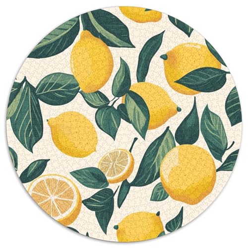 Lemon Puzzle 1000 Teile Schwer Puzzle Spielzeug Lernspiel Impossible Herausforderung Spielzeug Für Erwachsene Und Kinder in Bewährter 1000pcs (67.5x67.5cm) von KKOLASXZE