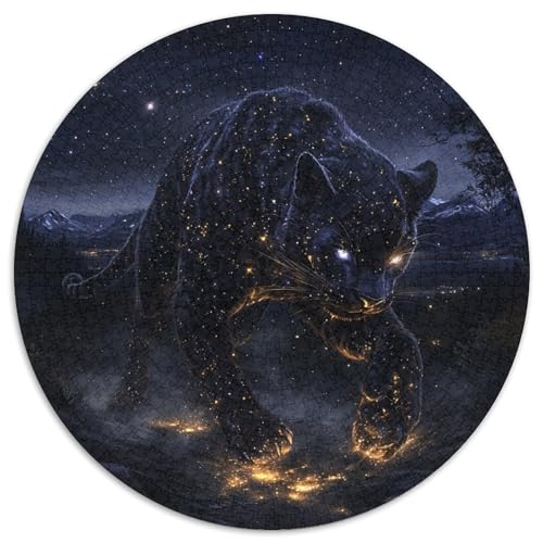 Leopard Puzzle 1000 Teile Schwer Puzzle Spielzeug Lernspiel Impossible Herausforderungsspielzeug Für Erwachsene Und Kinder Ab 14 Jahren 1000pcs (67.5x67.5cm) von KKOLASXZE