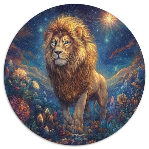 Lion Puzzles 1000-teilige Schwer Puzzle Spielzeug Lernspiel Impossible Herausforderungsspielzeug Für Erwachsene Und Kinder in Bewährter 1000pcs (67.5x67.5cm) von KKOLASXZE