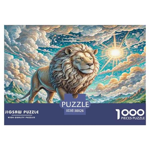 Löwen Puzzle 1000 Teile Schwer Puzzle Spielzeug Lernspiel Impossible Herausforderung Spielzeug Für Erwachsene Und Kinder Ab 12 Jahren 38x26cm/1000pcs Löwen Puzzle 1000 Teile Schwer Puzzle Spielzeug Lernspiel Impossible Herausforderung Spielzeug Für Erwachsene Und Kinder Ab 12 Jahren 38x26cm/1000pcs von KKOLASXZE