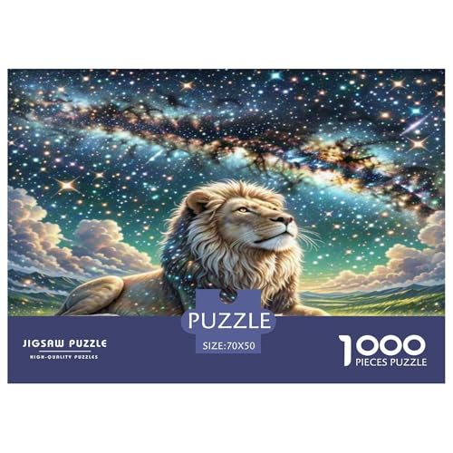 Löwen Puzzle 1000 Teile Schwer Puzzle Spielzeug Lernspiel Impossible Herausforderung Spielzeug Für Erwachsene Und Kinder Ab 12 Jahren 70x50cm/1000pcs Löwen Puzzle 1000 Teile Schwer Puzzle Spielzeug Lernspiel Impossible Herausforderung Spielzeug Für Erwachsene Und Kinder Ab 12 Jahren 70x50cm/1000pcs von KKOLASXZE