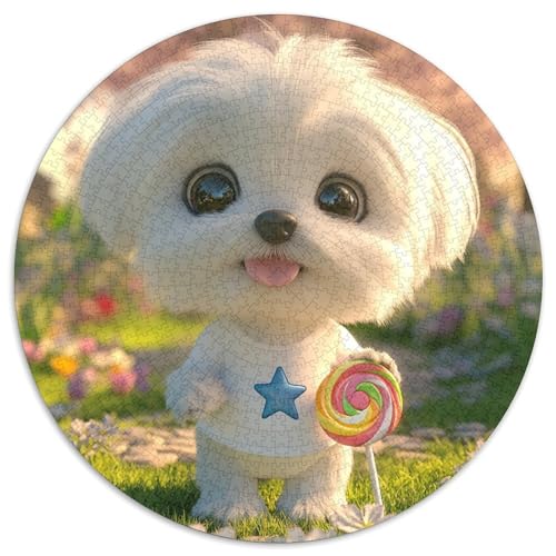 Maltese Puzzle 1000 Teile Schwer Puzzle Spielzeug Pädagogisches Spiel Impossible Herausforderungsspielzeug Für Erwachsene Und Kinder in Bewährter 1000pcs (67.5x67.5cm) von KKOLASXZE
