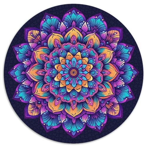 Mandala Puzzles 1000 Teile Schwer Puzzle Spielzeug Lernspiel Impossible Herausforderung Spielzeug Für Erwachsene Und Kinder in Bewährter 1000pcs (67.5x67.5cm) von KKOLASXZE