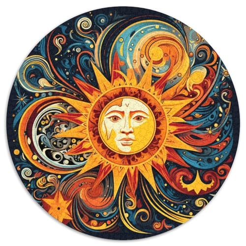 Mandala Puzzles 1000 Teile Schwer Puzzle Spielzeug Pädagogisches Spiel Impossible Herausforderung Spielzeug Für Erwachsene Kinder 1000pcs (67.5x67.5cm) von KKOLASXZE