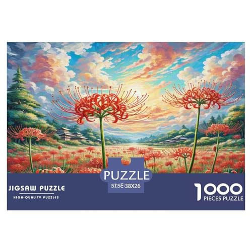 Manjusaka Puzzle 1000 Teile Schwer Puzzle Spielzeug Lernspiel Impossible Herausforderung Spielzeug Für Erwachsene Und Kinder Ab 14 Jahren 38x26cm/1000pcs von KKOLASXZE